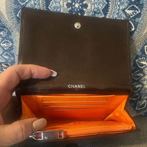 CHANEL Combon Line CC Coco Mark Logo flap wallet - Picture 7 of 10